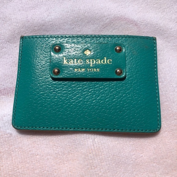 kate spade Handbags - Kate Spade Teal Card and Dollar holder